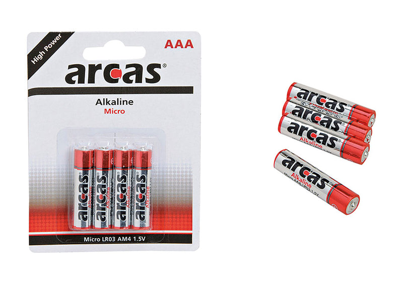 Batterie, 4-teilig, Micro AAA Alkaline