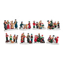 Miniatur-Weihnachtsfiguren aus Poly, sortiert, 7 cm