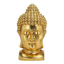 Buddhakopf in gold aus Magnesia, B27x T25 x H47 cm