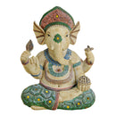 Ganesha aus Poly Bunt (B/H/T) 17x23x11cm