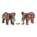 Spardose Elefant Bunt aus Keramik, 2-fach sortiert, B22 x T15 x H16 cm