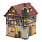 Windlichthaus Brauerei aus Porzellan, B15 x T16 x H17 cm