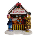 Miniatur Weihnachtsfiguren Glühweinstand aus Poly (B/H/T) 6x8x5 cm