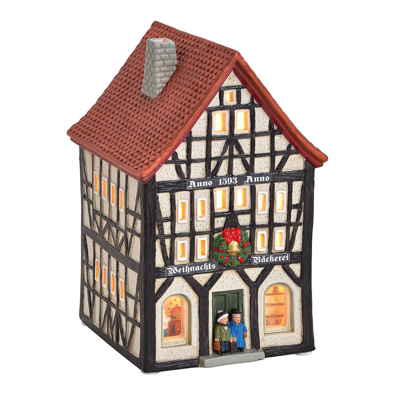 Lichthaus Anno 1593 Weihnachts Bäckerei aus Porzellan Bunt (B/H/T) 10x17x11cm