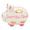 Spardose KCG Mittelschwein, Shopping Queen Mittel, aus Keramik (B/H/T) 17x15x15 cm