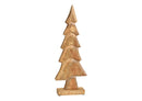 Tannenbaum aus Mangoholz Braun (B/H/T) 20x50x6cm