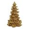 Tannenbaum aus Poly Gold (B/H/T) 10x16x10cm