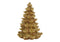 Tannenbaum aus Poly Gold (B/H/T) 8x12x8cm