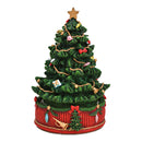 Spieluhr Tannenbaum aus Poly Bunt (B/H/T) 12x18x12cm