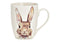 Becher Hase aus Porzellan weiß (B/H/T) 12x10x8cm 340ml