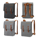 Rucksack aus Filz grau 4-fach, (B/H/T) 28x36x3cm