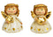 Deko Engel aus Poly, Gold, 2er-Set, (B/H/T) 6x7x5 cm