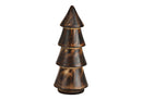 Tannenbaum aus Mangoholz braun (B/H/T) 8x20x8cm