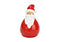 Nikolaus aus Keramik rot, weiß (B/H/T) 8x13x8cm