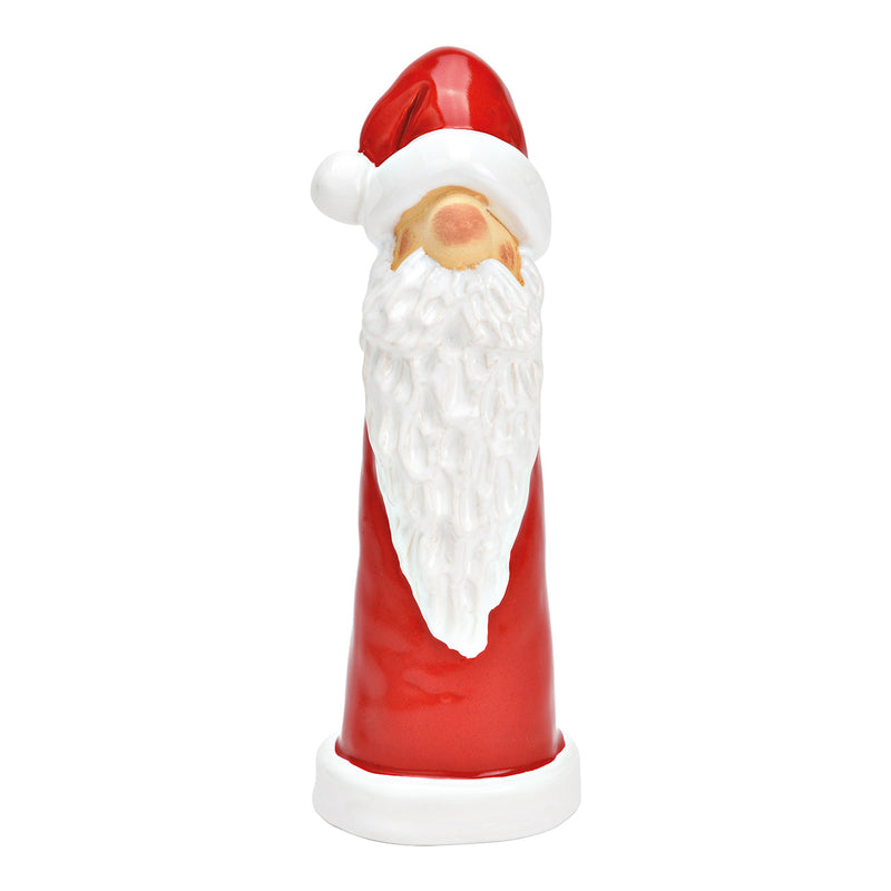 Nikolaus aus Keramik rot, weiß (B/H/T) 7x21x7cm