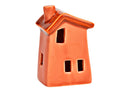 Haus aus Keramik terracotta (B/H/T) 5x10x4cm