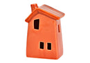 Haus aus Keramik terracotta (B/H/T) 7x14x6cm