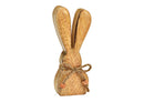 Hase mit Schleife aus Mangoholz natur (B/H/T) 6x14x2cm