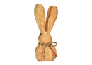 Hase mit Schleife aus Mangoholz natur (B/H/T) 8x20x2cm