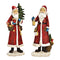 Nikolaus aus Poly rot 2-fach, (B/H/T) 12x27x9cm