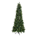 Tannenbaum schlank, 878 Tipps aus Kunststoff grün (H) 180cm