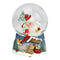 Spieluhr/Schneekugel Schneemann Weihnachtsmotiv aus Poly/Glas bunt (B/H/T) 10x14x11cm