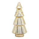 Tannenbaum aus Glas champagner (B/H/T) 17x38x17cm