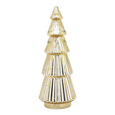 Tannenbaum aus Glas champagner (B/H/T) 21x54x21cm