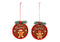 Weihnachtshänger Lebkuchenfiguren Motiv aus Polyester bunt 2-fach, (B/H/T) 13x13x1cm