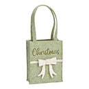 Tasche Christmas aus Filz grün (B/H/T) 14x36x7cm