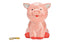 Spardose Schwein aus Keramik pink/rosa (B/H/T) 12x17x12cm