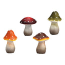 Pilz aus Poly bunt 4-fach, (B/H/T) 5x7x5cm