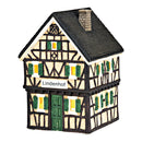 Lichthaus Lindenhof aus Porzellan bunt (B/H/T) 11x17x12cm