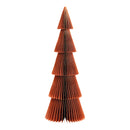 Aufsteller Tannenbaum Honeycomb aus Papier/Pappe braun (B/H/T) 14x40x14cm