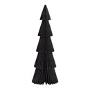 Aufsteller Tannenbaum Honeycomb aus Papier/Pappe schwarz (B/H/T) 10x30x10cm