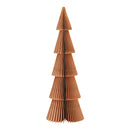 Aufsteller Tannenbaum Honeycomb aus Papier/Pappe beige (B/H/T) 10x30x10cm