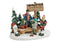 Miniatur Christbaumverkauf aus Poly, B12 x T8 x H10 cm