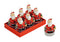 Teelicht-Set 6-teilig Nikolaus (B/H/T) 4x6x4 cm