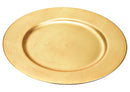 Platzteller in gold aus Kunststoff, 33 cm