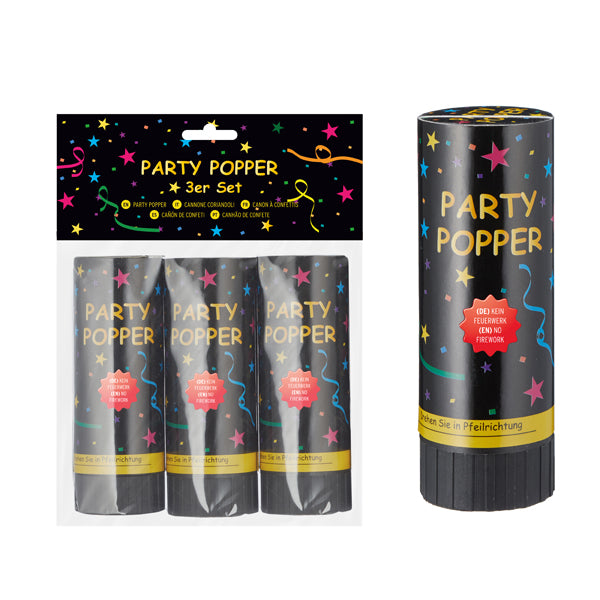 Party Popper, 3er Set