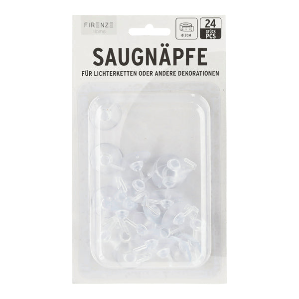 Saughaken 24er Set, 2 cm Ø