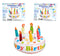 Aufblasbare Torte "Happy Birthday", 30cm D