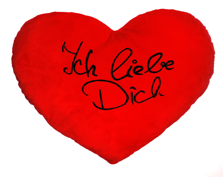 Herzkissen " Ich liebe Dich", XXL, ca. 60 cm 