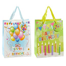 Geschenktüte "Happy Birthday", 2/s, M, ca. 23 cmH