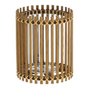 Windlicht Rattan rund, klein, ca. 20cmH