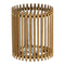 Windlicht Rattan rund,  ca. 23cmH