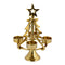 Adventsleuchter, gold, Tannenbaum, S, ca. 28cmH