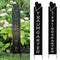 Gartenstecker Spruch, 2/s, schwarz, klein, 73cmH