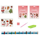 Diamond Painting Sticker Weihnachten, 6er Set, 2/s