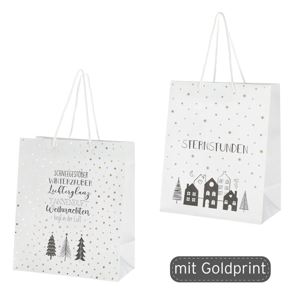 *WERBUNG* Geschenktüte Weihnachten, 2/s, groß, ca.34cmH